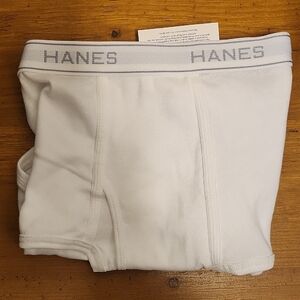 Hanes Men's Classic White Briefs